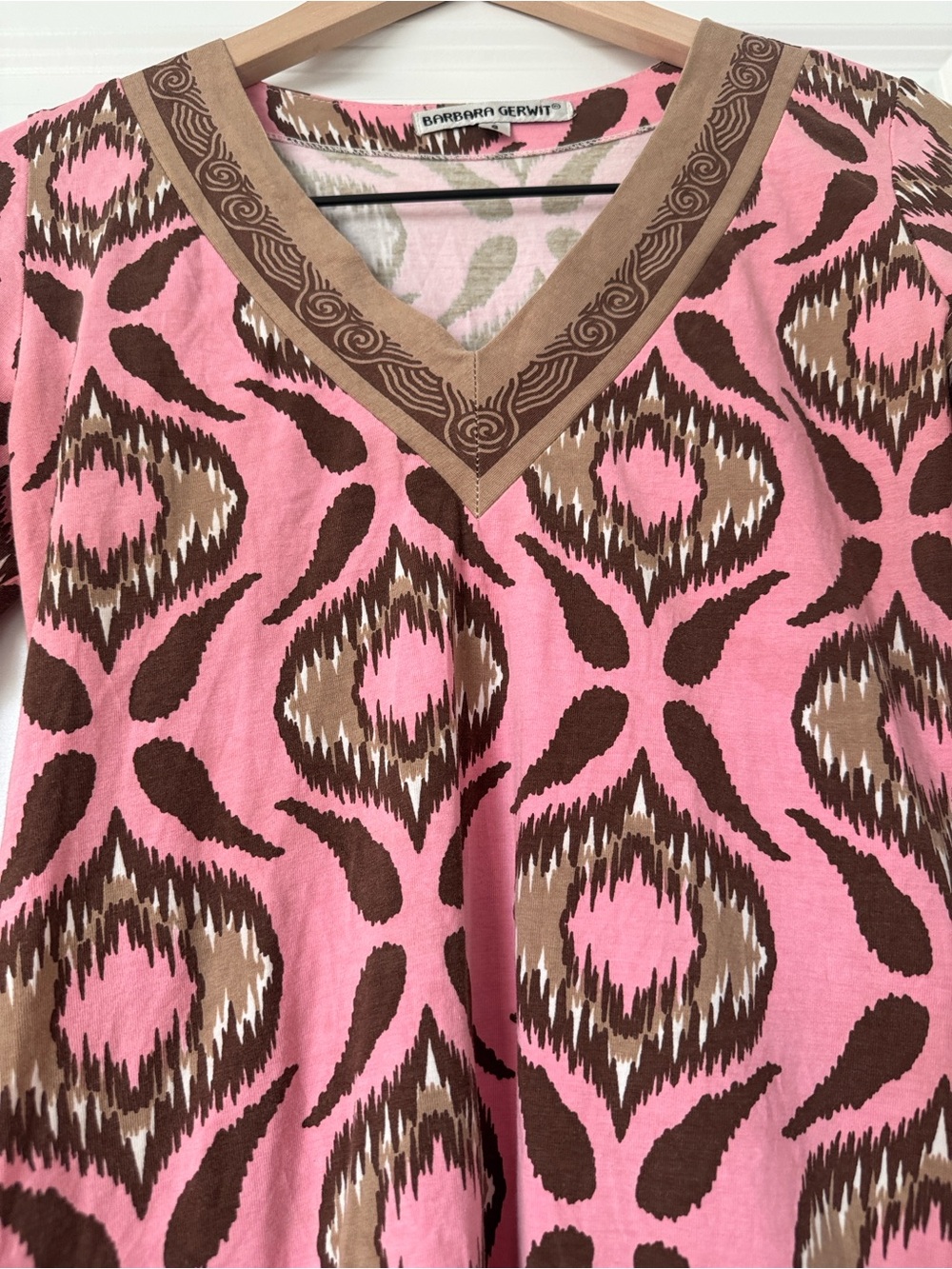 Barbara Gerwit Pink and Brown print tunic dress mini

Dress - S
$39 - Picture 4 of 5